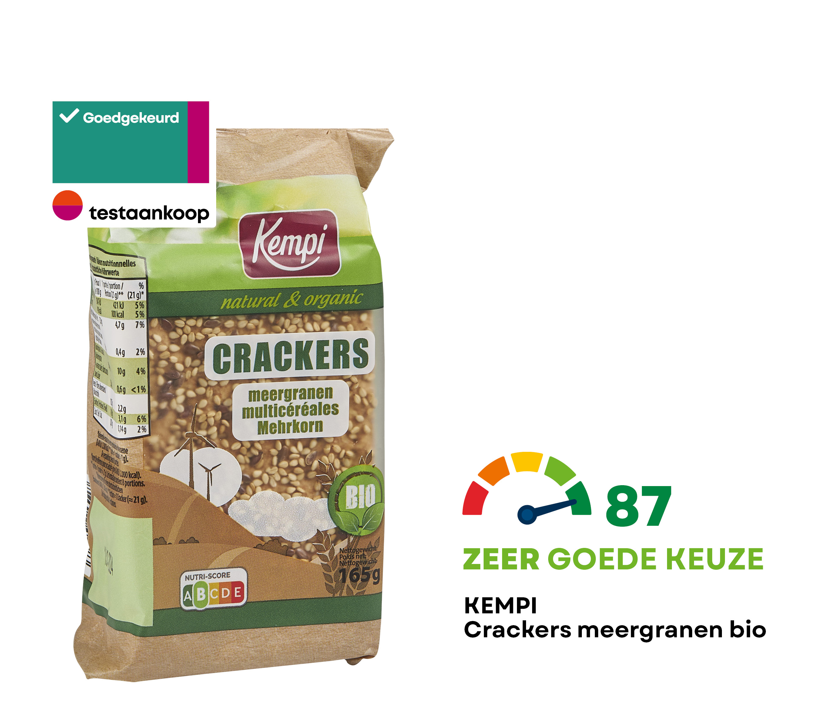 Kempi meergranen cracker Aldi